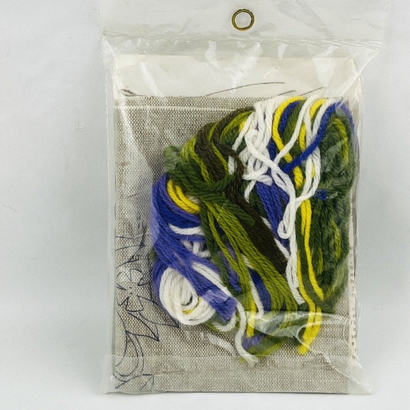 Vintage Golden Bee Stitchery 302 Mini Plums Picture Crewel Kit 6x8 - Picture 4 of 4